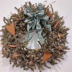 Prim German Twig Wreath
